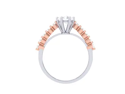  Women Ring MTL 3dm STL OBJ FBX Details 3D print model 53