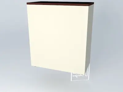 LATERAL CABINET SWING DOOR 900x450x1050mm Free 3D model