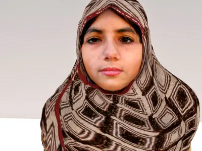 Woman  arabic 3D model 3D model