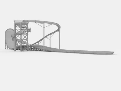 Waterpark Slide 5 3D model