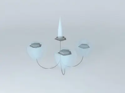 Lamp gray Free 3D model