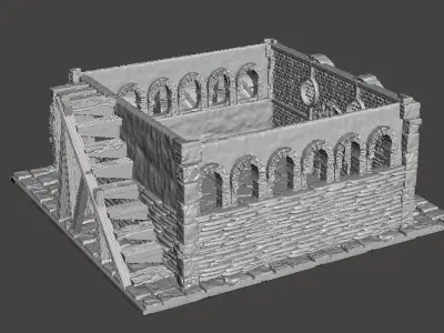 Oriental House 3D print model