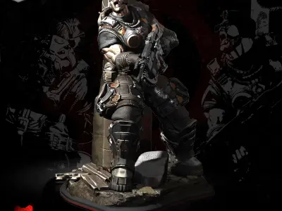 Gears Of War  3D print model