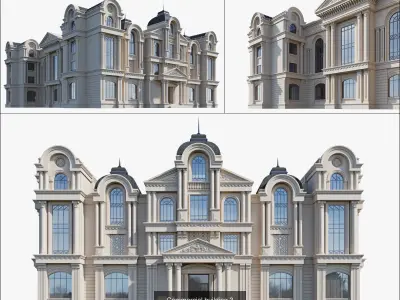 Residential and commercial buildings set-2 3D Model Pack