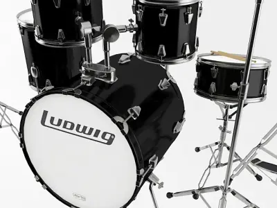 Drum Kit 3D model