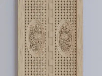 50 Door designs collection for 3D designers and CNC 3D model