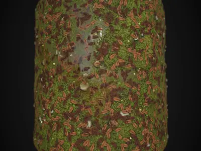 PBR Grass Ground made in substance designer Texture