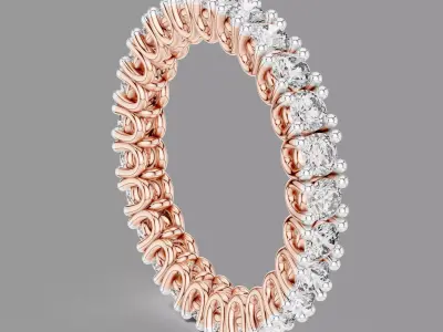 Eternity Diamond Ring  3D print model