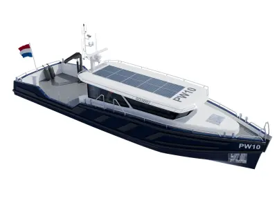 Provincie Friesland PW10 3D model