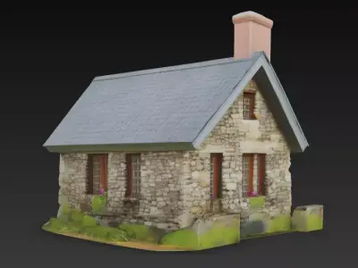 Small Cottage -3D Free 3D model