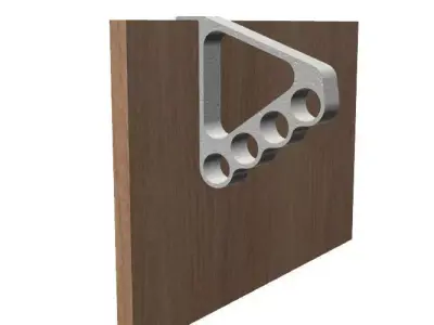Cupboard Door Hanger Hook  3D print model