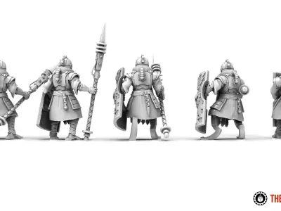 Dark Techno - Legionaxii troops builder 3D print model