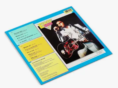 vinyl record Elvis Gold Records Volume 5 Low-poly 3D model