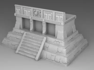The pantheon of Maya 3D print model