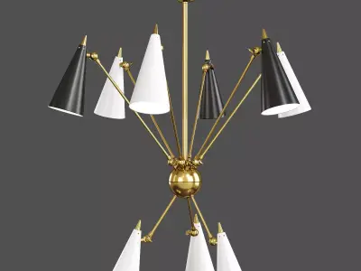 MOXIE CHANDELIER Low-poly 3D model