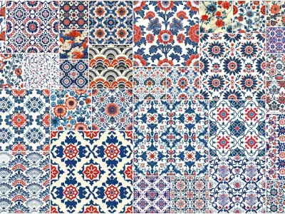 40 Seamless Patterns VOL01  4K PNG Textures collection Texture