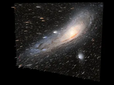 Andromeda Galaxy 3D model