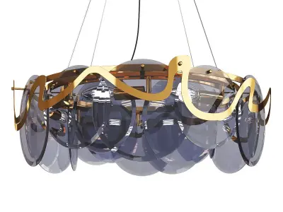 ALESSA chandelier Low-poly 3D model