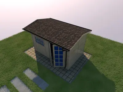 garden house 3d model  3D model