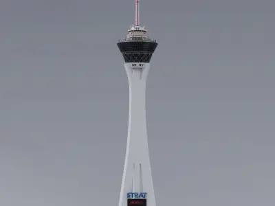 Stratosphere Tower  3D model