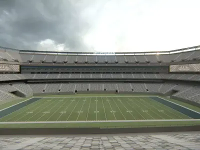 MetLife Stadium Modern American Sports Arena Low-poly 3D model