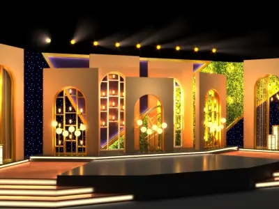 Stage design  3D model