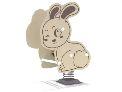 Playground - Rabbit Rider Low-poly 3D model