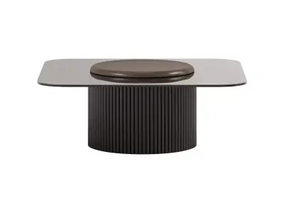 Solid Middle Coffee Table 3D model