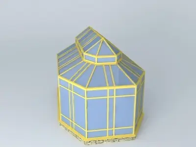 Wintergarten  conservatory 5 Free 3D model