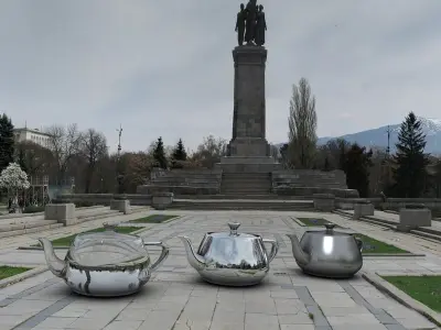 HDRI Square 3D model