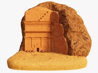 Qasr al Farid 3D model