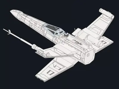 Studio Scale Model-X Kitbasher Template 3D print model