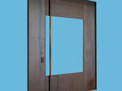 Square Metal Door 3D model