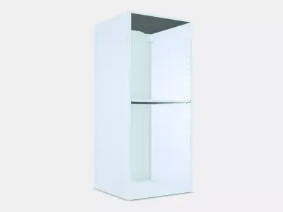 METOD High cabinet frame for fridge-oven 1 Low-poly 3D model