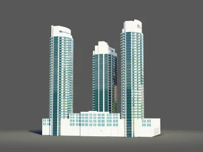 The lofts towers - Dubai 3D model