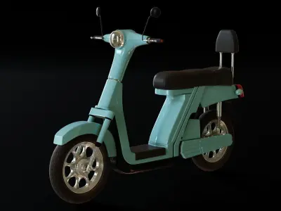 Japanese Alley 3d Scene 3D model