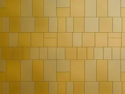 Powered Metal Golden Design PBR Seamless Texture