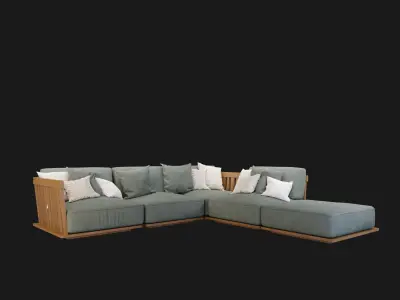 Flexform Zante U 3D model