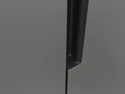 Side-by-Side Fridge Samsung RS66A8100S9 3D model