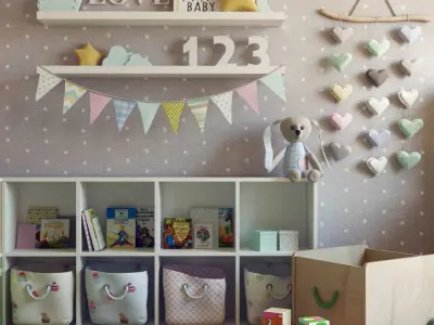 Playful Children Room  3D model