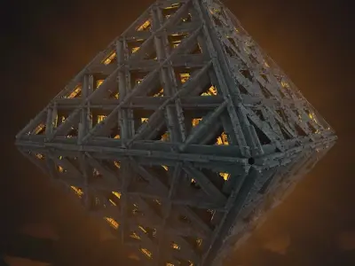 Sci-Fi Shapes Impeetus The Sign of Energy 3D model