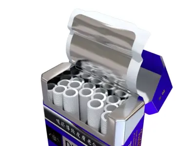 Cigarrate Pack - Vray ready - with animation 3D model