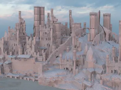 Ancient Gods Temple of Archons  3D model