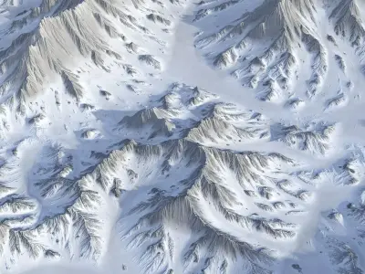 Landscape 90 Low-poly 3D model