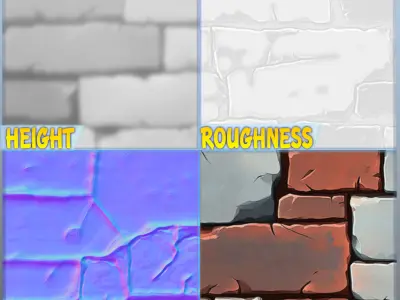 Stylized Wall Seamless Texture Texture 87