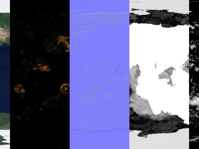 Terran Planet 01 Free 3D model