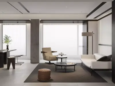 apartment interior scenes        3D model 5