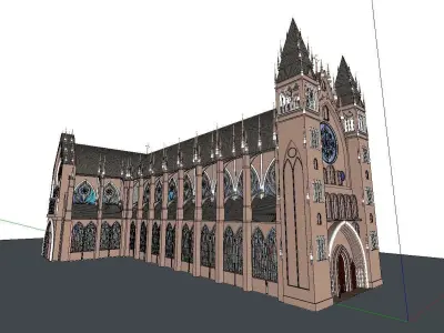 Architecture-Religion-God-Culture-Temple-0253 church 3D model