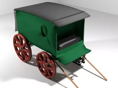 Wagon - Delivery 3D model