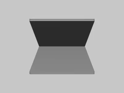 Acrylic Display Stand - Geometry Only No Textures No Materials 3D model